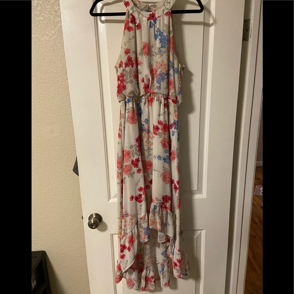Gorgeous high low floral dress